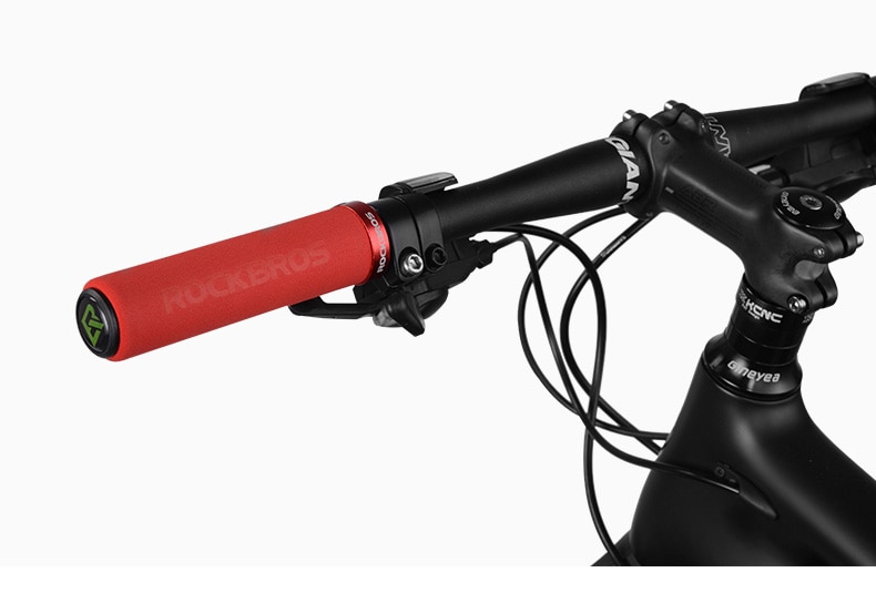 Rockbros ciclismo guiador apertos de bicicleta mtb silicone esponja guiador apertos anti-skid absorção de choque macio bicicleta apertos ultraight