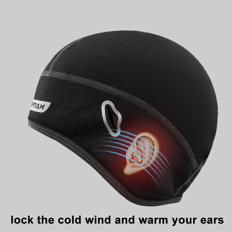 Phmax inverno ciclismo boné à prova de vento manter quente esqui boné correndo equitação térmica velo chapéu da bicicleta ciclismo headwear