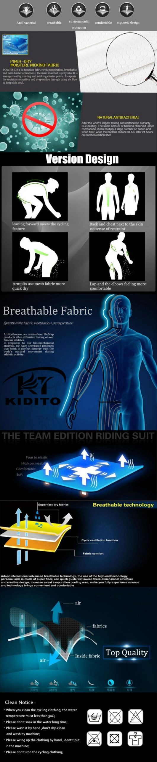 Camisa de ciclismo anti-uv mountain bike respirável